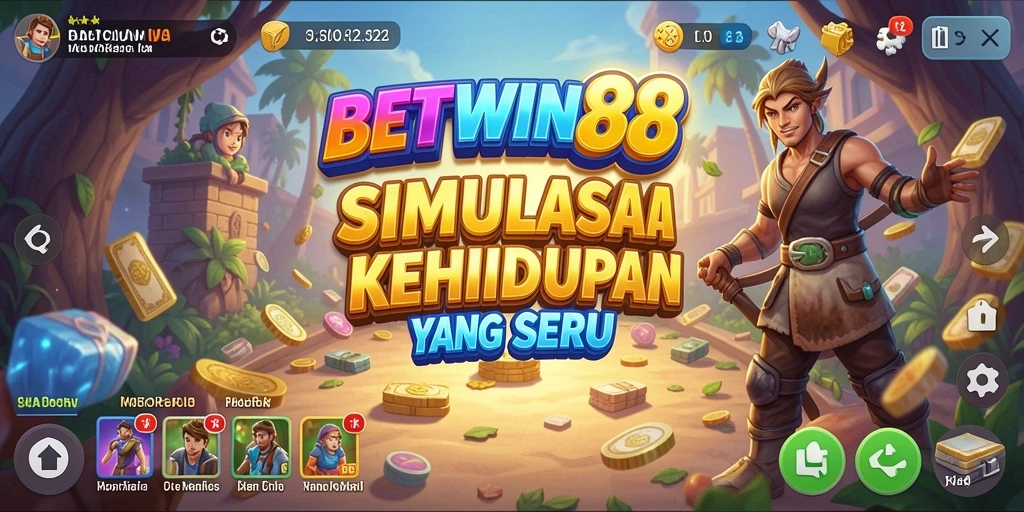 Tampilan gameplay BETWIN88 yang menarik dengan berbagai aktivitas interaktif.