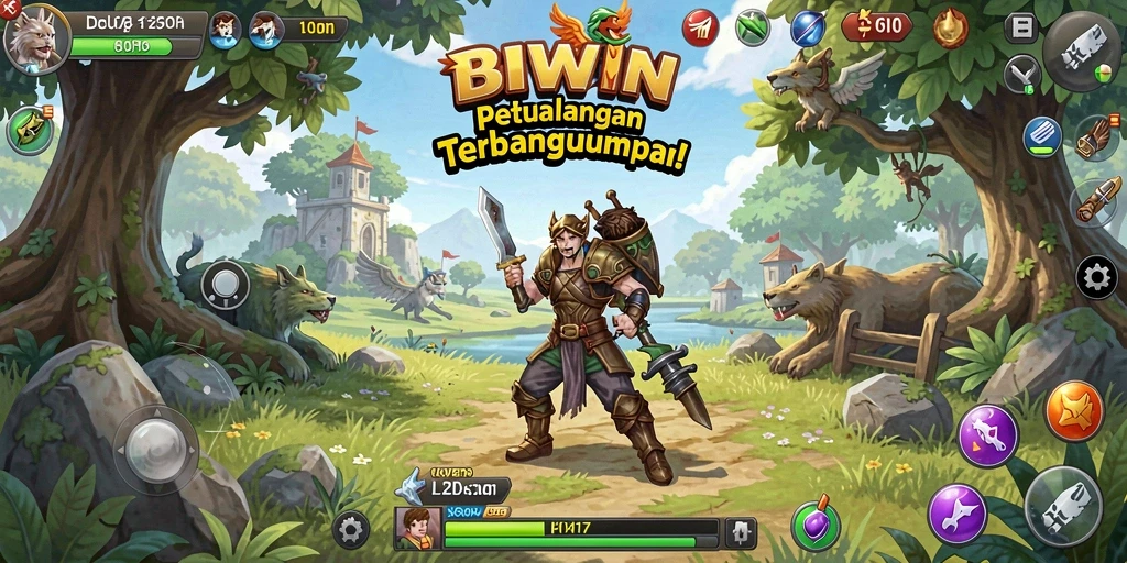 Gameplay yang seru dengan petualangan Open World di BIWIN.