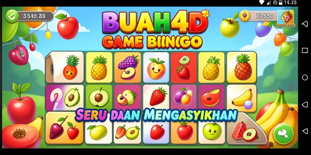 Tampilan gameplay BUAH4D yang seru dan kompetitif.