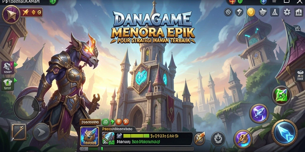 Gameplay menarik dan menantang dari DANAGAME di Tower Defense.