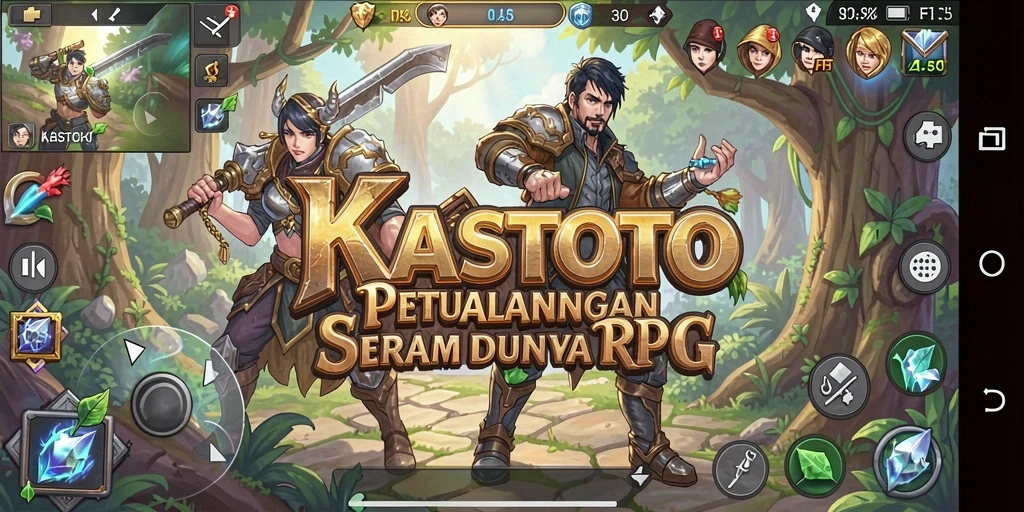Screenshot KASTOTO menunjukkan aksi seru dalam dunia RPG yang penuh tantangan.